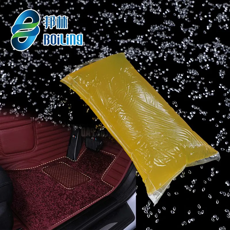 Adesivo hot melt in velcro per tappetino per auto