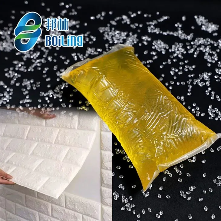 Adesivo hot melt per pannelli murali 3D